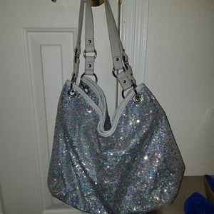 Nine West Leather Sequin Tote